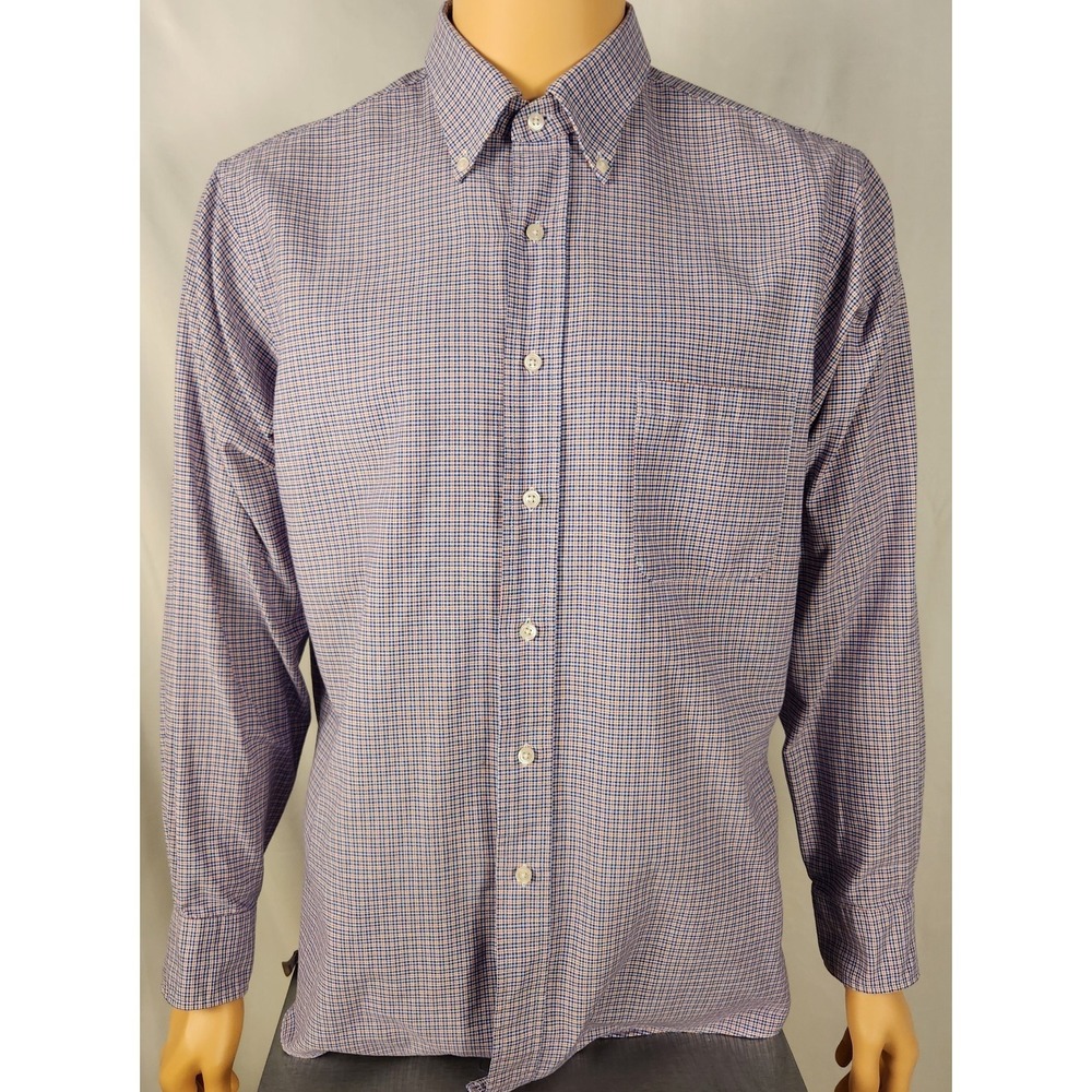 Van Heusen Men's Classic/Academia/Preppy Button Up 16.5 34/35